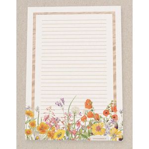 Briefpapier - 24 vellen A4 formaat - Lovely Flowers - Meer Leuks - Postpapier - Kopieerpapier