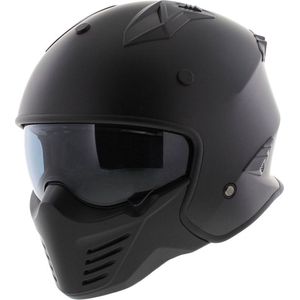 Vito Bruzano Jethelm - Motorhelm - Mat Zwart - Maat XXL