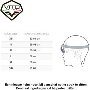 Vito Jet helm Le Mans Special mat zwart L - Brommerhelm Motorhelm