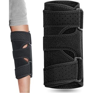 U Fit One 1 Stuk Elleboog Brace voor Tennisarm - Bandage Ondersteuning - Steun Slijmbeursontsteking - Sportblessure - Tennisarm Brace - Zwart