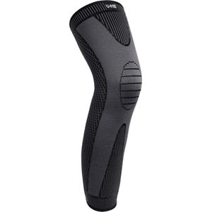 U Fit One 1 Stuk Been Compressie Brace - Been Verband - Knee Sleeves - Beenwarmers - Sport ondersteuning - Zwart - Maat: XL