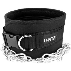 U Fit One Dip belt - Lifting belt - Dipping belt - Gewicht riem - Lifting straps - Powerlift Riem - Halterriem - Fitness - Crossfit - Calisthenics