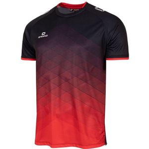 Altius Shirt Zwart-Rood - Sportshirt van Gerecycled Polyester