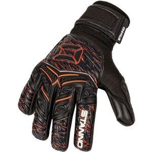 Volare Match goalkeeper Gloves II-Zwart-Grijs-Neon oranje-7