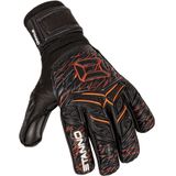 Volare Match goalkeeper Gloves II-Zwart-Grijs-Neon oranje-9,5