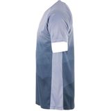 Reece - Shift - T-Shirt - Blauw - Regular Fit, Ronde Hals, Ademend, Bedrukt Borstlogo