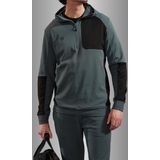 Stanno Plaza Brush Hooded Half Zip Top