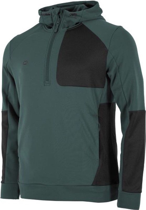 Stanno Plaza Brush Hooded Half Zip Top