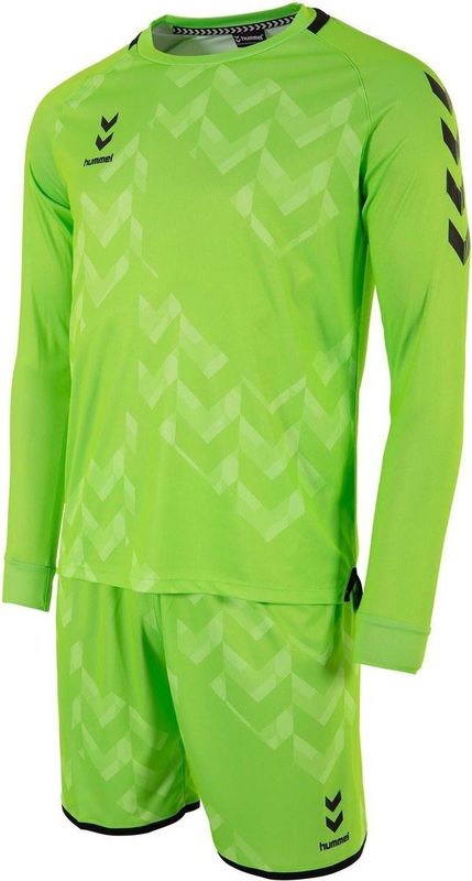 Hummel - Indiana - Keeperstenue - Fluo Groen - 100% Gerecycled Polyester