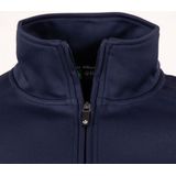 Reece - Shift Quarter Zip Top - Navy - Kleding