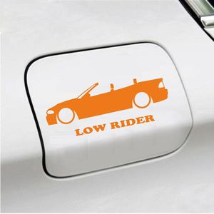 Bumpersticker - Low Rider - 7 X 18 - Oranje