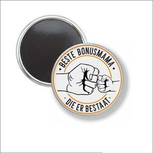 Button Met Magneet 58 MM - Beste Bonusmama - NIET VOOR KLEDING