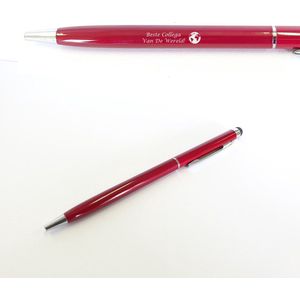 Pen Met Gravering - Beste Collega Van De Wereld