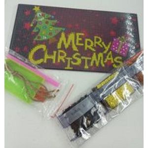 Diamond painting - deurbord - deurhanger - Merry Christmas