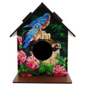 Diamond painting - bouwpakket - vogelhuisje - 02