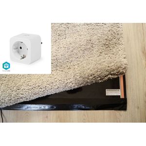 Smart verwarmingsfolie infrarood folie woonkamer voor vloerbedekking, tapijten vloerkleden elektrisch, Wifi 160 cm x 210 cm 739 Watt