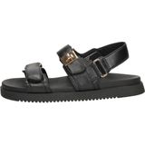 Steve Madden - SM11002535 - Sandalen - Zwart - Synthetisch - Plat