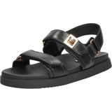 Steve Madden - SM11002535 - Sandalen - Zwart - Synthetisch - Plat