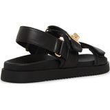 Steve Madden - SM11002535 - Sandalen - Zwart - Synthetisch - Plat