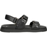 Steve Madden - SM11002535 - Sandalen - Zwart - Synthetisch - Plat