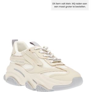 Steve Madden Possession-E chunky sneakers beige/lichtblauw