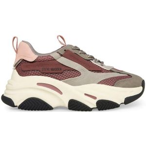 Dames Sneakers Steve Madden Possesion-e Mauve Bordeaux - Maat 39