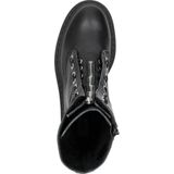 Steve Madden - Odilia - Veterboot - Zwart - Leer - Plateauzool