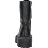 Steve Madden - Odilia - Veterboot - Zwart - Leer - Plateauzool