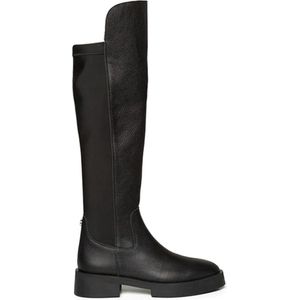 STEVE MADDEN Steve Madden - Maxton Zwart Leer Hoge laarzen Dames