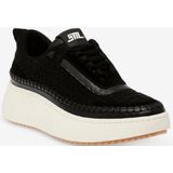 Steve Madden, Schoenen, Dames, Zwart, 37 EU, Leer, Calavino Sneaker