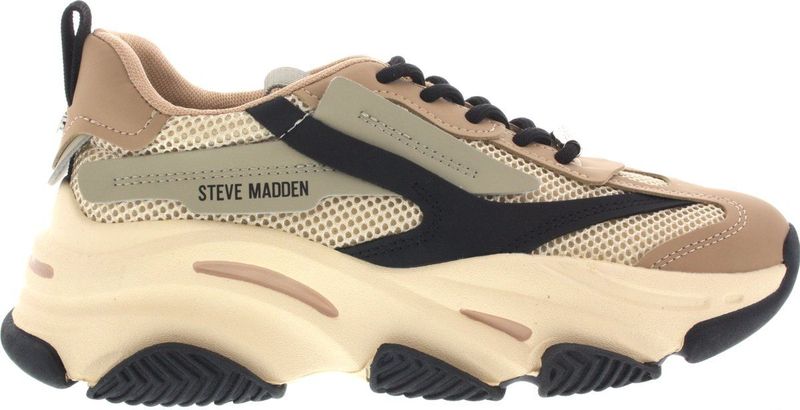 Steve Madden - Possession-E - Dames Sneaker - Ecru - Gerecycled Polyester