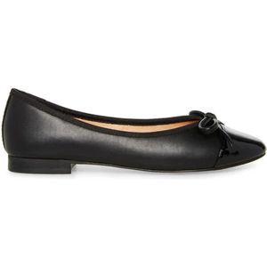 Steve Madden - Ellison - Ballerina - Zwart - Leer
