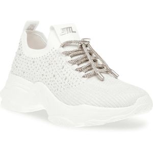 Steve Madden Dames Sneaker Meter White White WIT