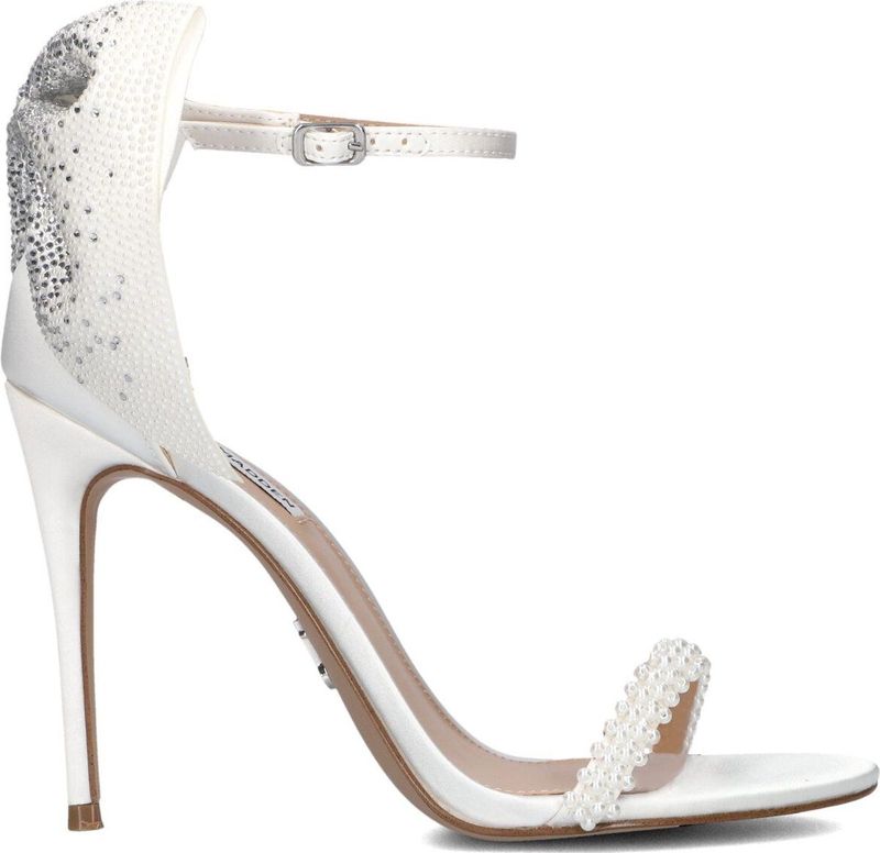 Steve Madden - Bellarosa-P - Damesschoenen - Ivoor - Naaldhak met Strik