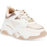 Steve Madden - Progressive - Sneakers - Ecru/Roségoud - Leer/Textiel