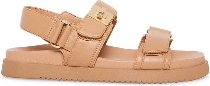 Steve Madden Mona Tan Leather - Dames Sandalen - SM11002535-03001-217
