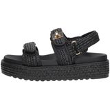 Steve Madden Bigmona Sandal - Zwart Raffia