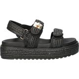 Steve Madden Bigmona Sandal - Zwart Raffia