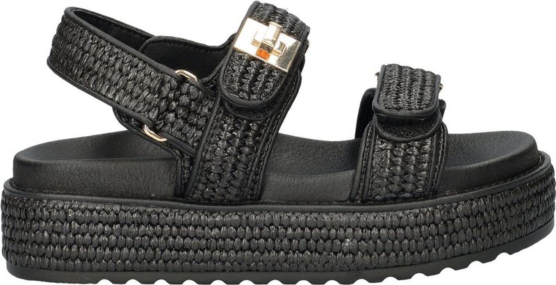 Steve Madden Bigmona Sandal - Zwart Raffia