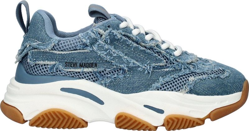 Steve Madden JPossession Chunky Sneakers Denimblauw