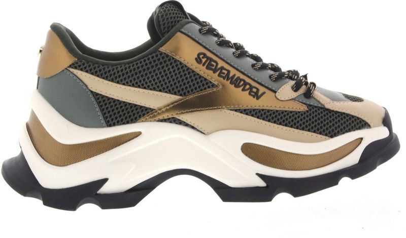 Steve Madden - Zoomz - Sneakers - Goud - Mesh/Textiel/Imitatieleer
