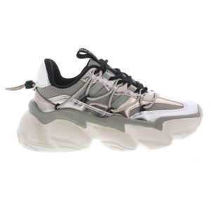 Dames Sneakers Steve Madden Spectator Pew gold Zilver