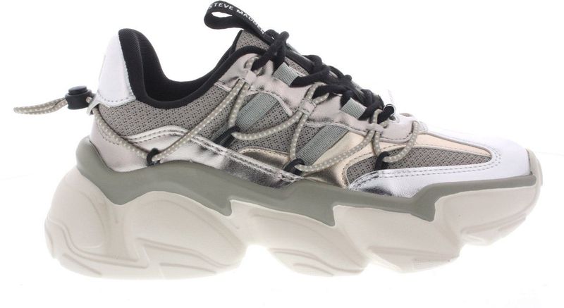 Dames Sneakers Steve Madden Spectator Pew gold Zilver