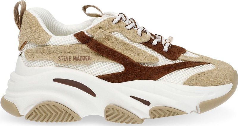Steve Madden - Possession-E - Sneakers - Bruin/Sand - Hoogwaardige Materialen