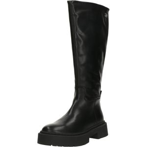 Laarzen - Galina - Gevoerd - Leer - Effen - Blokhak - Ritssluiting