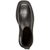 Steve Madden - Churro - Chelsea Boots - Zwart - Glad Leer - Middelhoge Hak