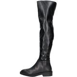 Overknee Laarzen - Leza - Effen - Ritszakken - Platte Hak