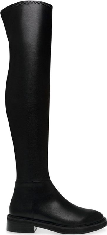 Overknee Laarzen - Leza - Effen - Ritszakken - Platte Hak