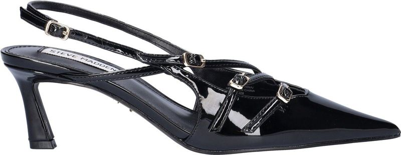 Steve Madden - Liana - Damespumps - Zwart - Spitse Teen - 8 cm Hakhoogte