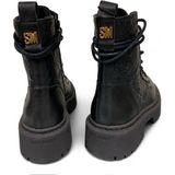 Steve Madden Grazier dames veterboot - Zwart